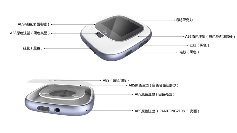 健康按摩儀產(chǎn)品外觀設(shè)計，健康產(chǎn)品設(shè)計案例